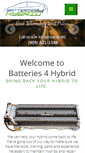 Mobile Screenshot of batteries4hybrid.com
