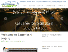 Tablet Screenshot of batteries4hybrid.com